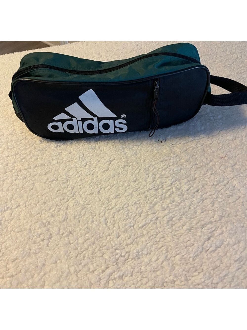 Adidas Black and Green Men's shoe Bag